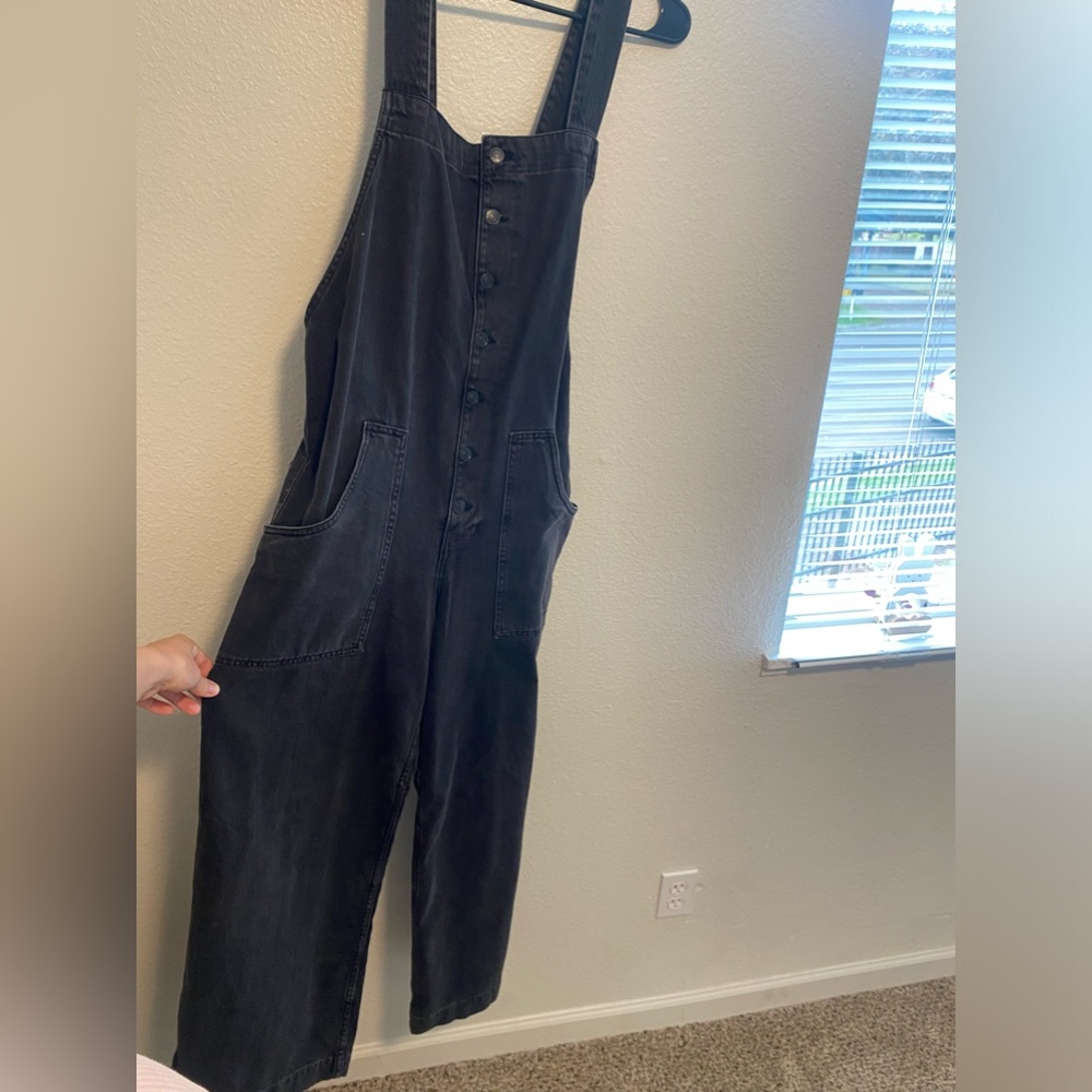 We the free fields of flowers wide leg overalls